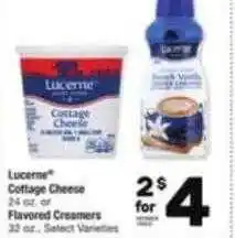 Tom Thumb Lucerne Cottage Cheese Flavored Creamers offer