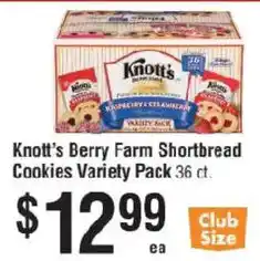 Smart & Final Knott's berry farm shortbread cookies offer