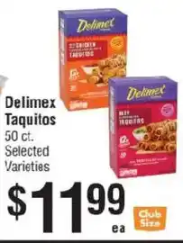 Smart & Final Delimex Taquitos offer