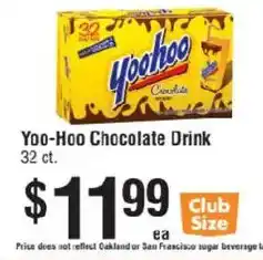 Smart & Final Yoo-Hoo Chocolate Drink offer