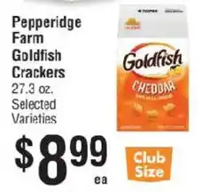 Smart & Final Pepperidge Farm Goldfish Crackers offer