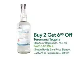 Publix Teremana Tequila offer
