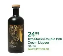 Publix Two Stacks Double Irish Cream Liqueur offer