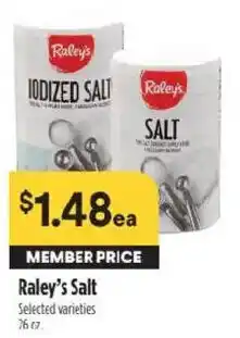 Raley's Raley's Salt offer