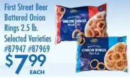 Smart & Final First Street Beer Battered Onion Rings offer