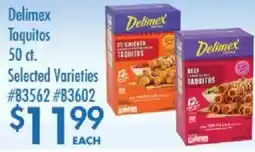 Smart & Final Delimex taquitos offer