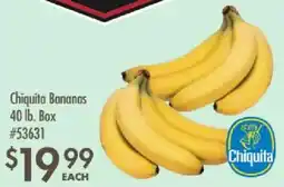 Smart & Final Chiquita Bananas offer
