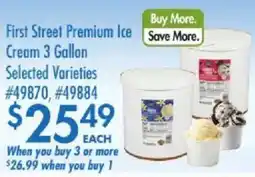 Smart & Final First Street Premium Ice Cream offer