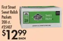 Smart & Final First Street sweet relish packets offer