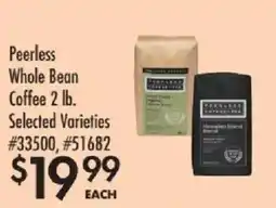 Smart & Final Peerless whole bean coffee offer