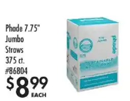 Smart & Final Phade jumbo straws offer
