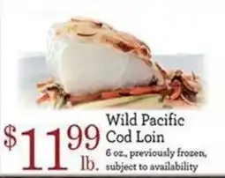 Yoke's Fresh Market Wild Pacific Cod Loin offer