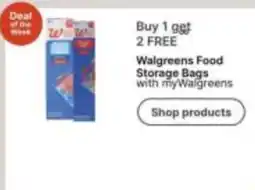 Walgreens Walgreens Food Storage Bags offer