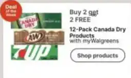 Walgreens Canada Dry Products offer