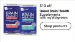 Walgreens Qunol Brain Health Supplements offer