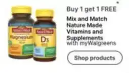 Walgreens Nature Made Magnesium D3 offer