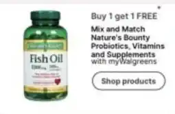 Walgreens Nature's Bounty Fish Oil offer