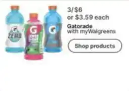 Walgreens Gatorade offer