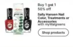 Walgreens Sally Hansen Nail Color, Treatments or Accessories offer