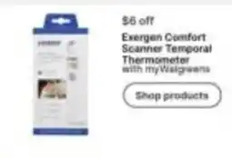 Walgreens Exergen Comfort Scanner Temporal Thermometer offer