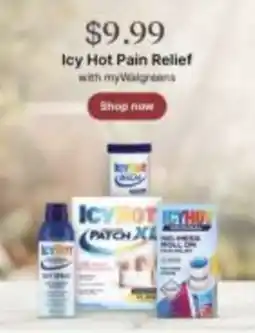 Walgreens Icy Hot Pain Relief offer