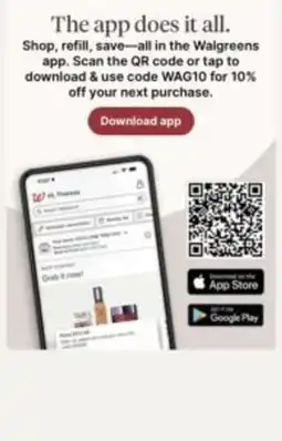Walgreens Walgreens app offer