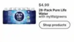 Walgreens Pure Life Water offer