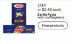 Walgreens Barilla Pasta offer