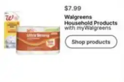 Walgreens Walgreens household products offer
