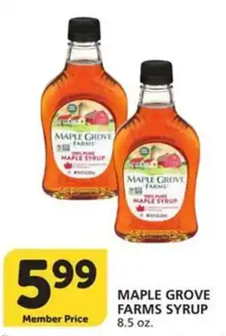 Albertsons Maple Grove Farms Syrup offer