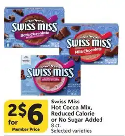 Albertsons Swiss Miss Hot Cocoa Mix offer