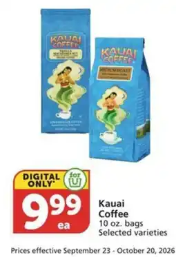 Albertsons Kauai Coffee offer