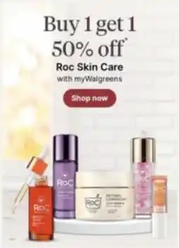 Walgreens Roc Skin Care offer