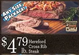 Yoke's Fresh Market Hereford Cross Rib Steak offer