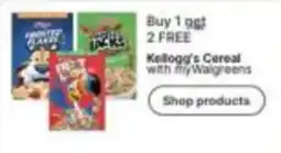 Walgreens Kellogg's Cereal offer