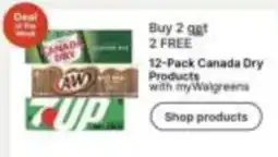 Walgreens Canada Dry Products offer