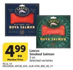 Albertsons Lascco Smoked Salmon offer