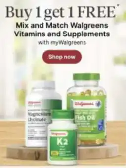 Walgreens Walgreens Vitamins and Supplements offer