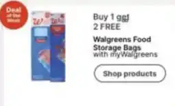 Walgreens Walgreens Food Storage Bags offer