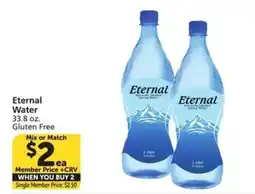 Albertsons Eternal Water offer