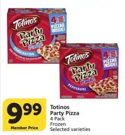 Albertsons Totinos Party Pizza offer