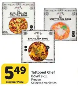 Albertsons Tattooed Chef Bowl offer