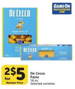 Albertsons De Cecco Pasta offer