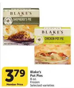 Albertsons Blake's Pot Pies offer