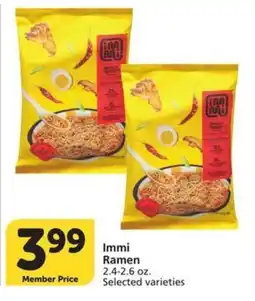 Albertsons Immi Ramen offer