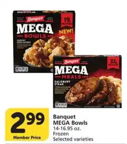Albertsons Banquet MEGA Bowls offer