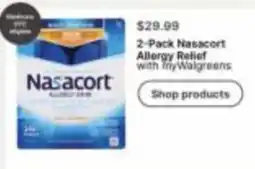 Walgreens Nasacort Allergy Relief offer