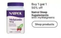 Walgreens Natrol Sleep Supplements offer