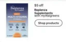 Walgreens Replenza Multi-Vitamin offer