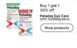 Walgreens Pataday Eye Care offer